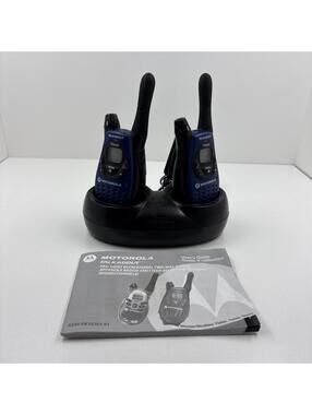 Motorola Talkabout T5500 2-Way Radios GMRS/FRS - Rechargeable Bundle - Tested